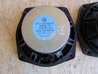 BMW Front Speakers 2 Ohm Philips (Incl. Pair) 65124167255 2003-2008 E85 E86 Z46